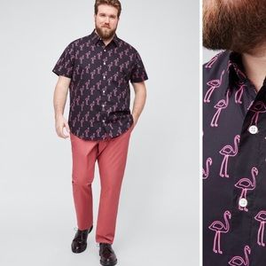 🦩 bonobos long riviera short sleeve button down